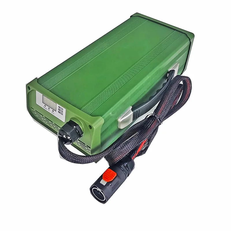 Military Quality DC 28.8V 29.2V 40A 1200W Low Temperature Charger for 8s 24V 25.6V LiFePO4 Battery Pack with Pfc