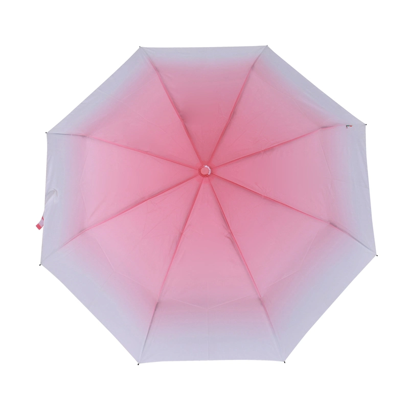 21inch 8K manche en métal manche en plastique pluie 3 parasol pliable Avec dragonne