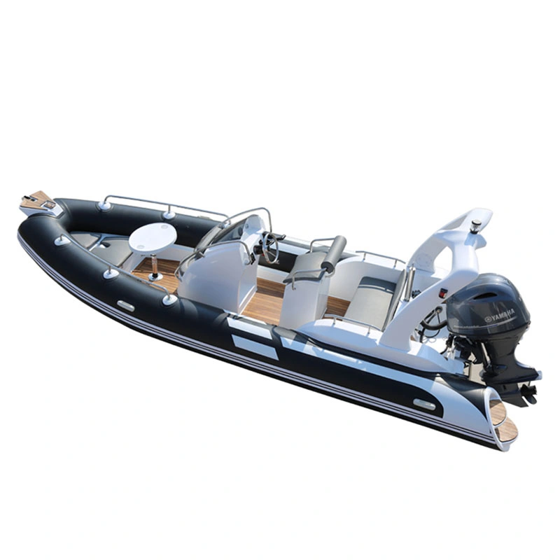 Botes inflables Mayorista/Proveedor 250-760cm Hypalon costales de fibra de vidrio rígida botes de remo pesca kayak canoa o kayak puede con el motor Drop Stitch inflables Rib