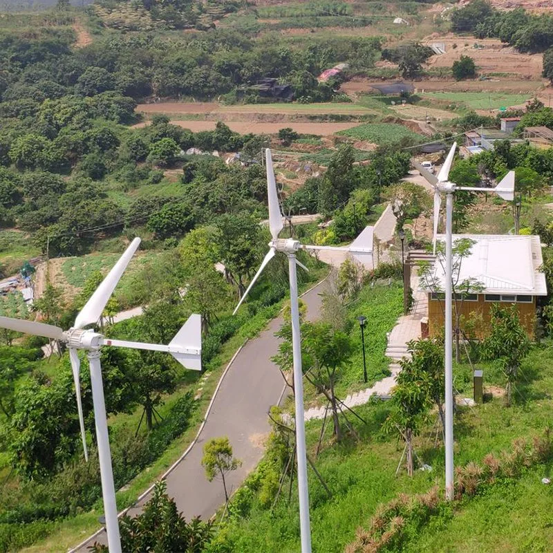 Générateur de turbine éolienne à axe horizontal de 5 kw à faible vitesse d'énergie renouvelable