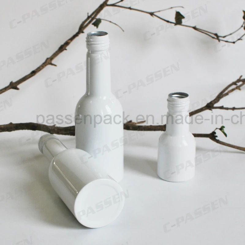 Custom Shaped Aluminum Bottle for Fuel Additive Packing