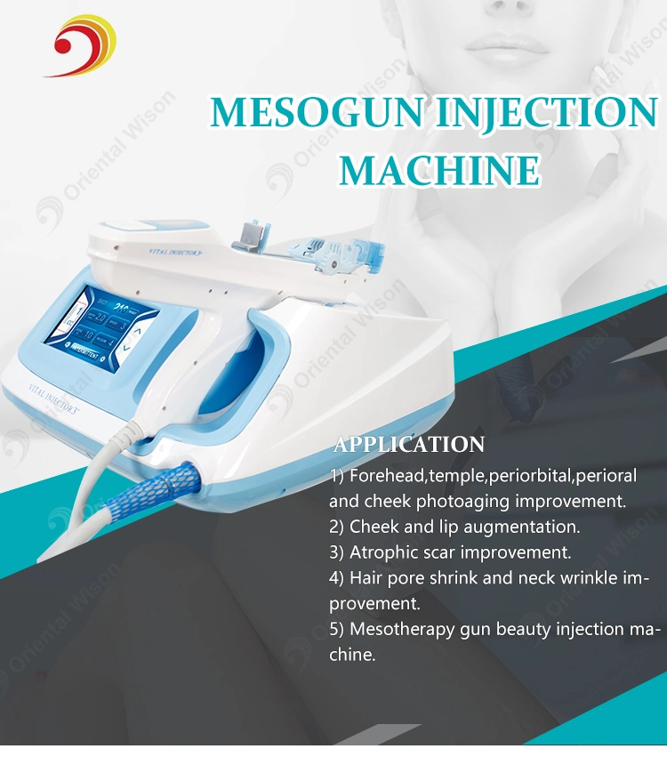 Vital inyección 3 Mesogun Injectorkorea Modelo 5pin 9pin Mesoterapia la aguja del inyector de vital importancia vital 3 inyector 2 Prp Pistola de mesoterapia