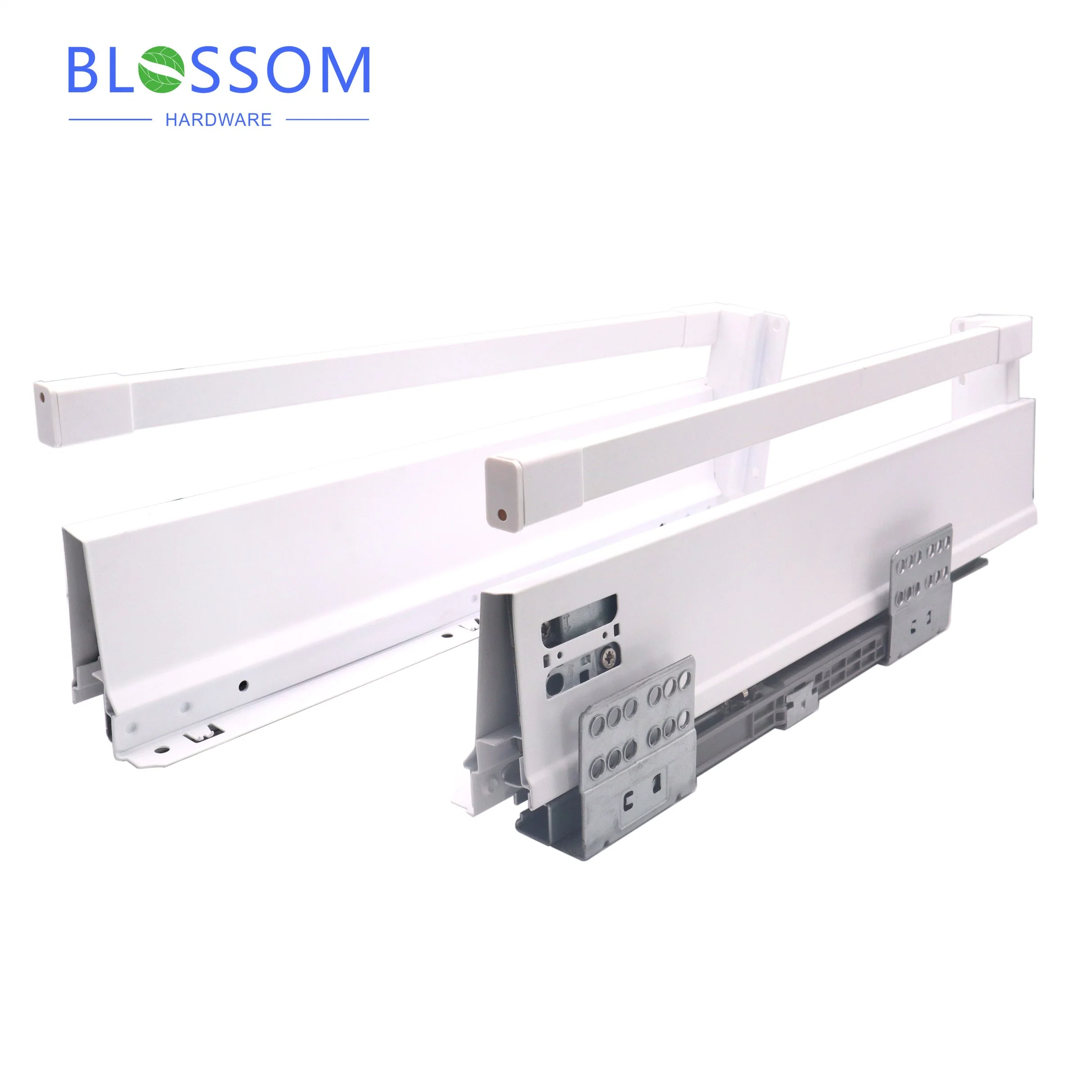 Kitchen Cabinet Concealed Drawer Slide Channels Double Wall Soft Closing Tandem Box