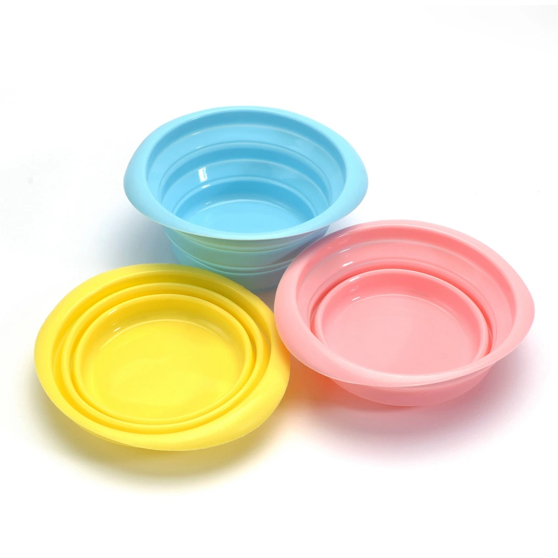 New Arrival Hot Sale Bowl Wholesale/Supplier Travel Collapsible Bowl Round Silicone Foldable Bowl