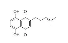 ISO-zertifiziertes Referenzmaterial 98 %	Deoxyshikonin	43043-74-9 Standard Reagenz