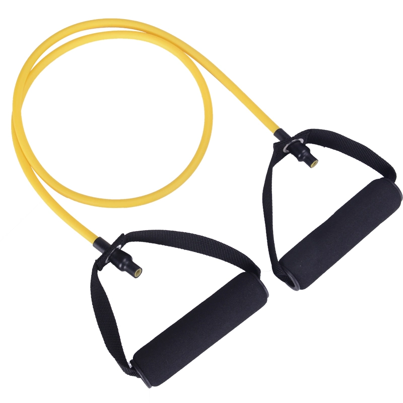 Home Fitness Exercise Dual Resistance Pull Rope Tube