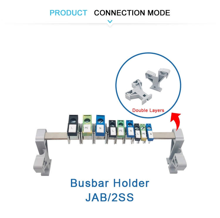 Ab/2ss Double Layers Support Bracket for Busbar Akg Flame Resistant Nylon PA66