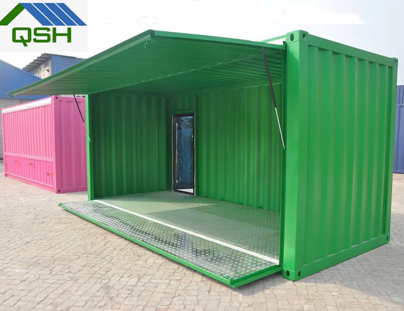 20ft Green Modular/Container Home/Shop/Store für Shopping