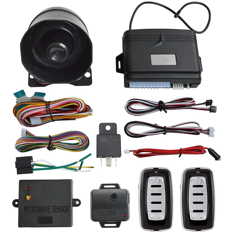 Security Anti Theft Alarm Systems with Keyless Entry Microwave Sensor Car Alarms