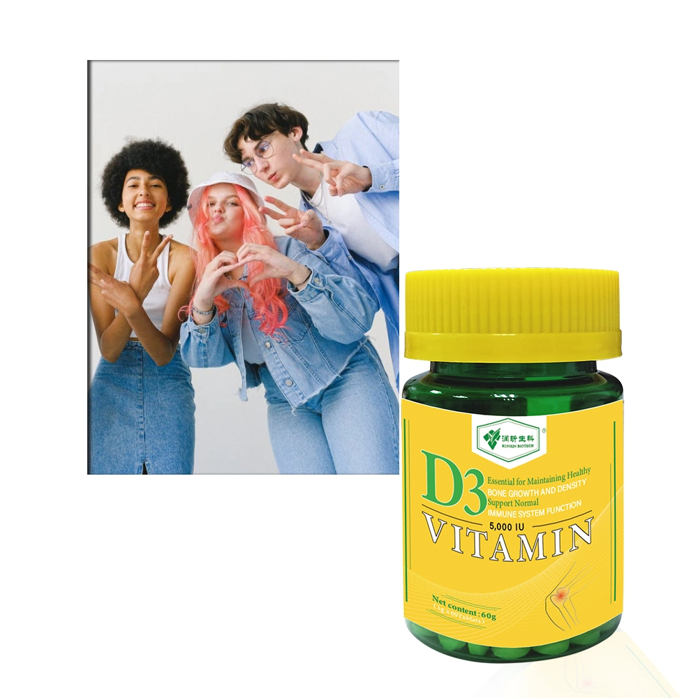 مكملات Pure Vitamin D Healthcare المصنعة من المصنع تزيد كثافة العظام الفيتامينات D3