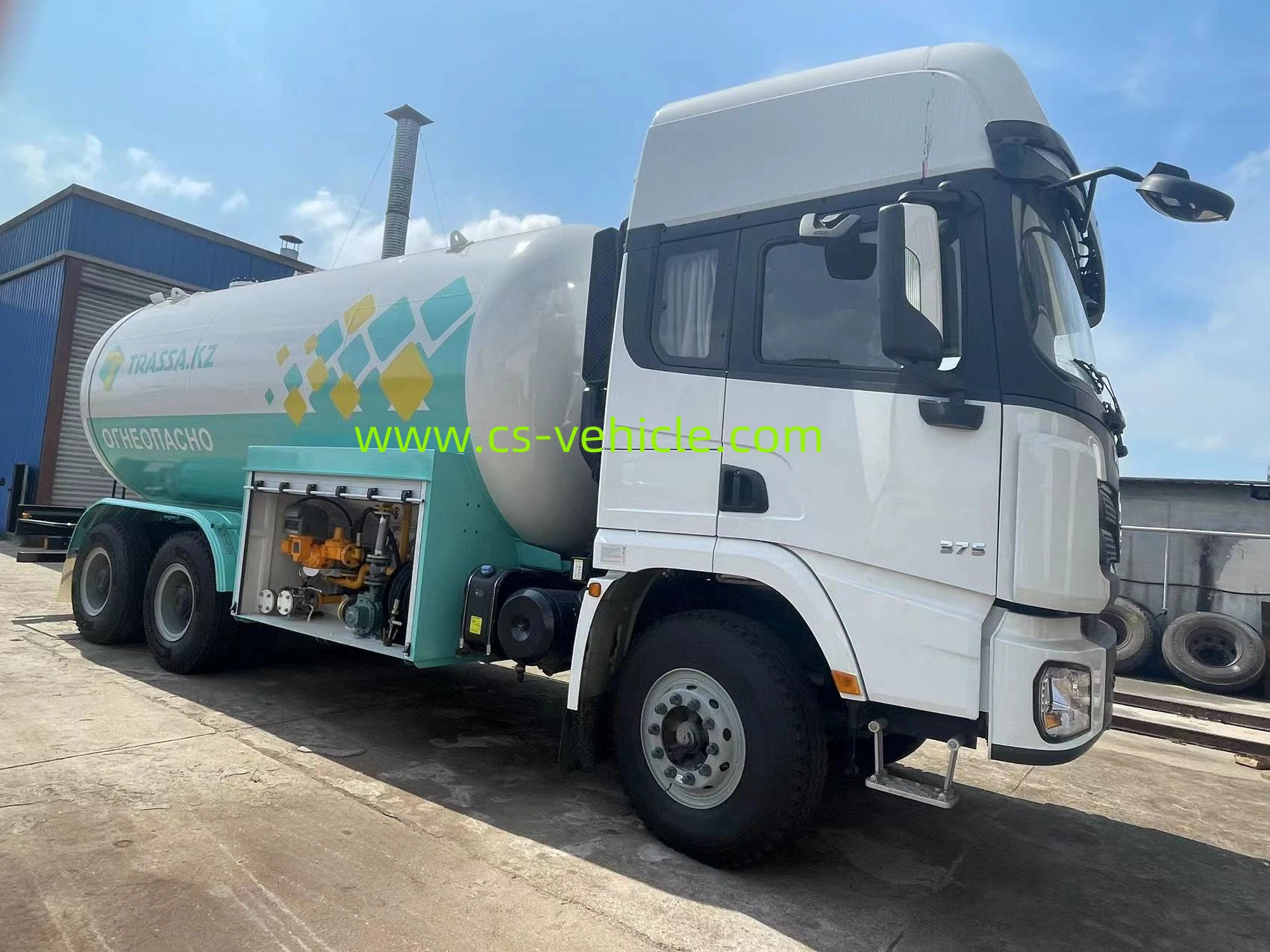 Good Price Shacman X3000 20, 000 Liters 10ton LPG Bobtail Tanker Truck for Kazakhstan