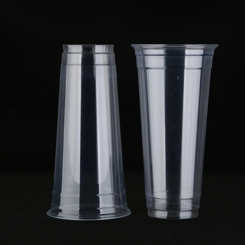 Disposable Customtake Away Lids Cup Cold Bubble Tea 700 Ml Boba U Cup PLA Beverage Plastic Cups