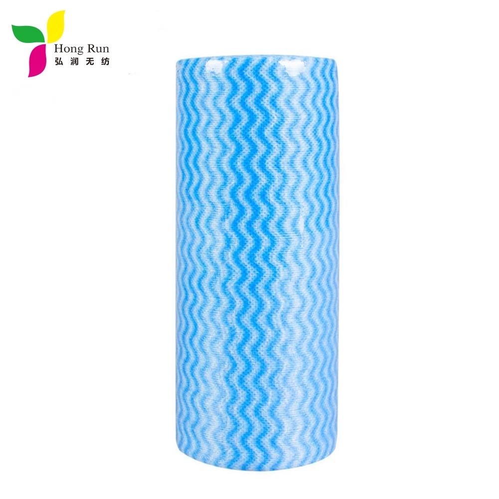 China Manufacturer Nonwoven Spunlace Cloth Roll for Easy Cleaning 20cm X 25cm Custom Size Logo