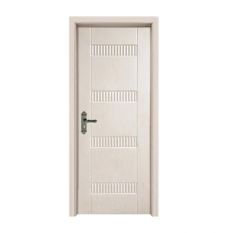 Shengyifa Factory Sales PVC Finished Interior WPC Wood Panel Door for Hotel