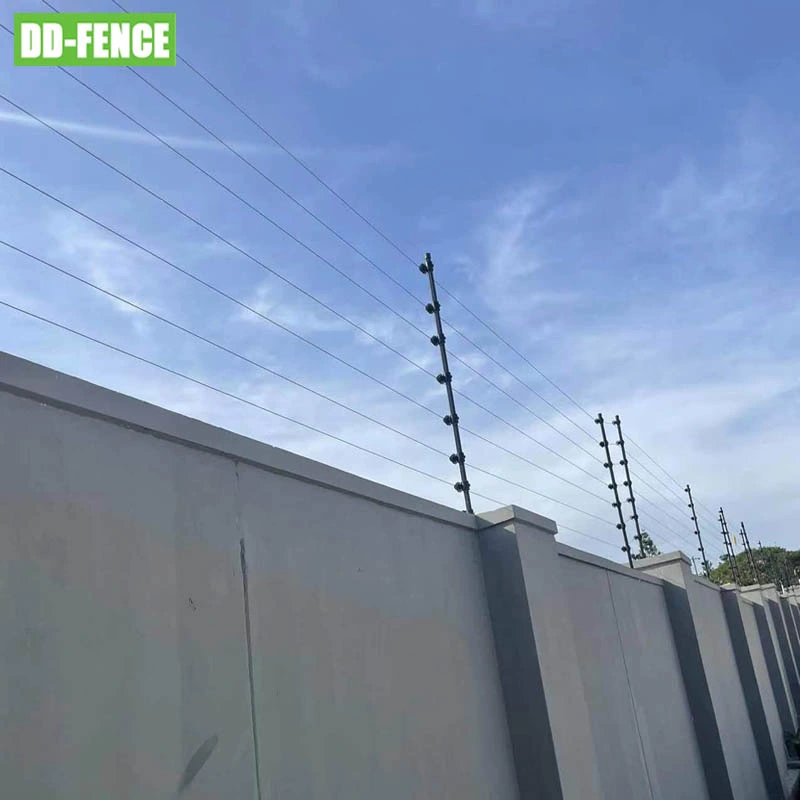 High Voltage Electric Fence System Electrical Fence Anti Theft Electric Security Fence for Farm Prison Airport Border Station