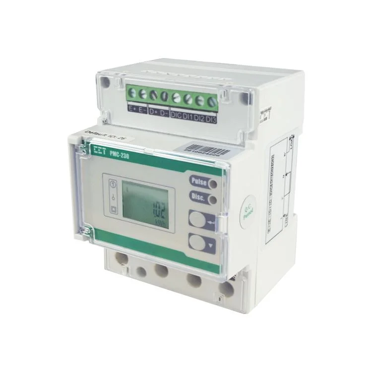 PMC-230 DIN Rail Class 1 Single-Phase Multifunction Meter for Electrical Current Power Measurement with Digital Inputs