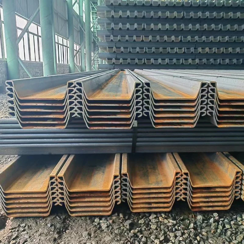 Type II Sheet Pile 400X100X10.5mm Type 2 Hot Rolled U Type Larsen Steel Sheet Pile for Construction