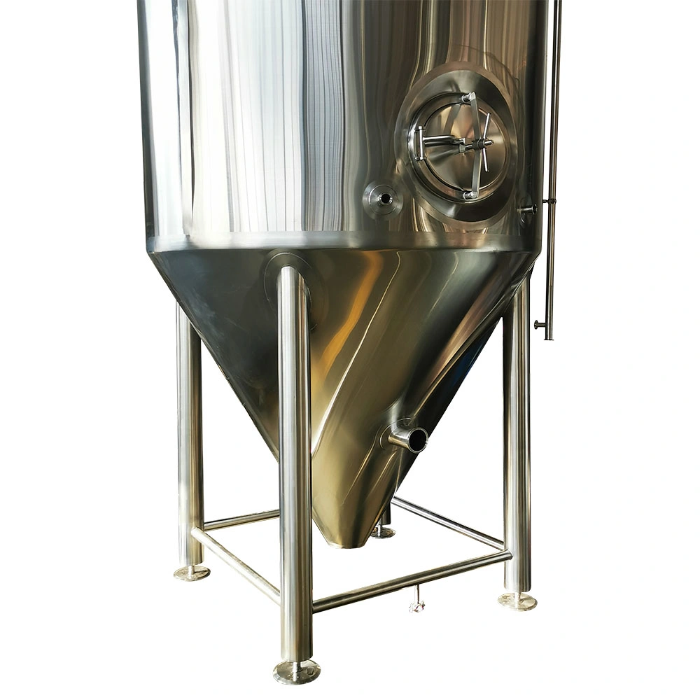 Aço inoxidável 100L 200L 500L 1000L 2000L Capa cónica Tanque de fermentação fermentador de cerveja