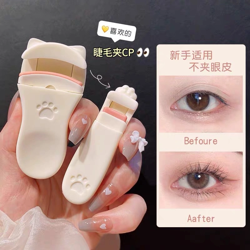 Cat Claw Eyelash Curler Long-Lasting Stereotyped Partial Eyelash Curling Portable Eyelash Curler