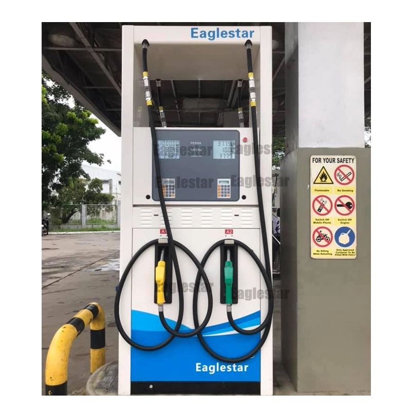 Eaglestar Suction Type Four Nozzles Fuel Dispenser for Gas Station