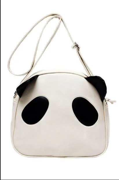 Panda Pattern Sac bandoulière Sac d'école les enfants Crossbody Messenger Bag Sac sac à main
