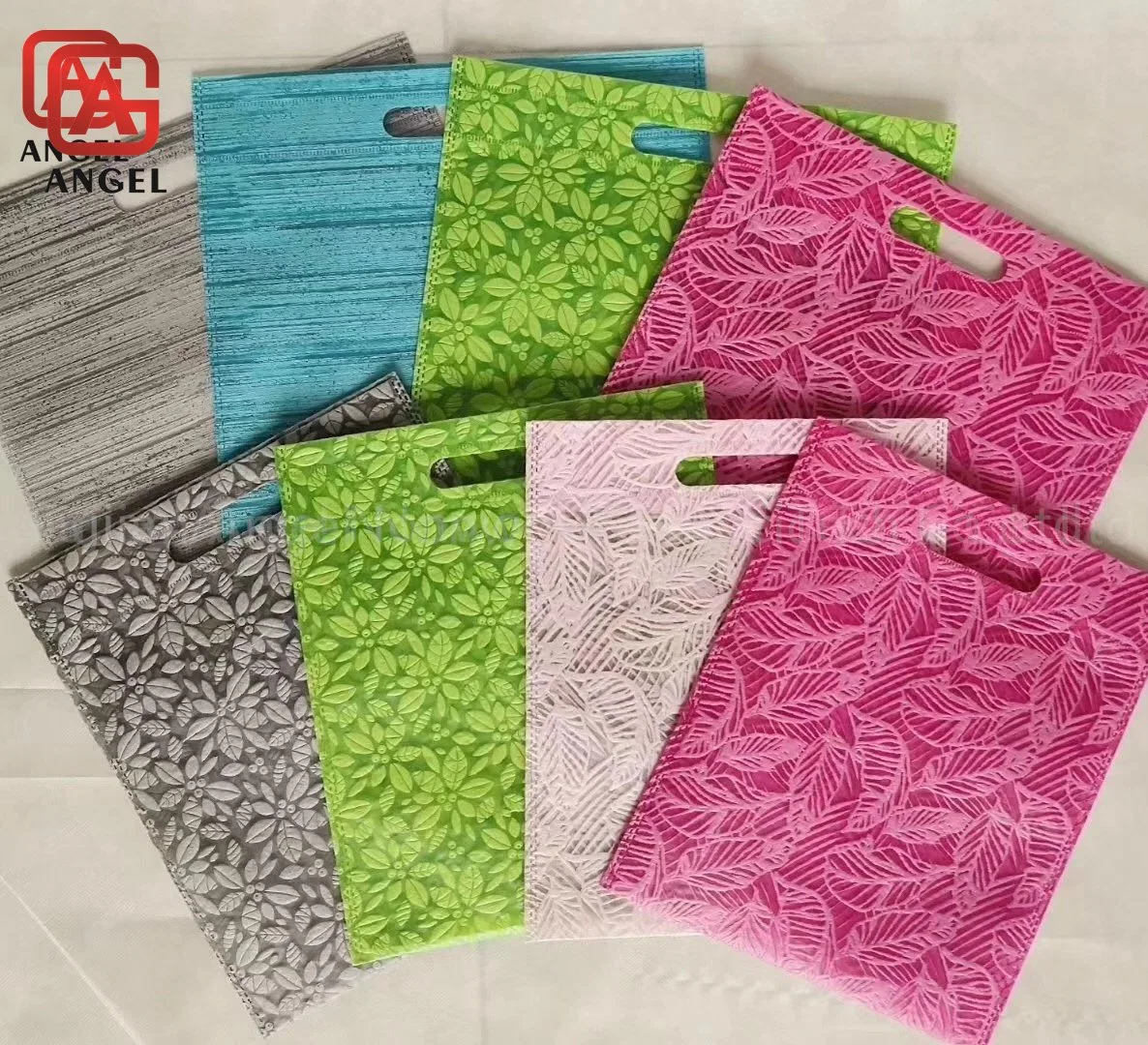 Eco Friendly Shopping Bag Non-Woven PP Spunbond Nonwoven Fabric D-Cut