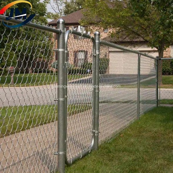 PVC Coated Green Plastic Steel Mesh/Chain Link Fence for Sale