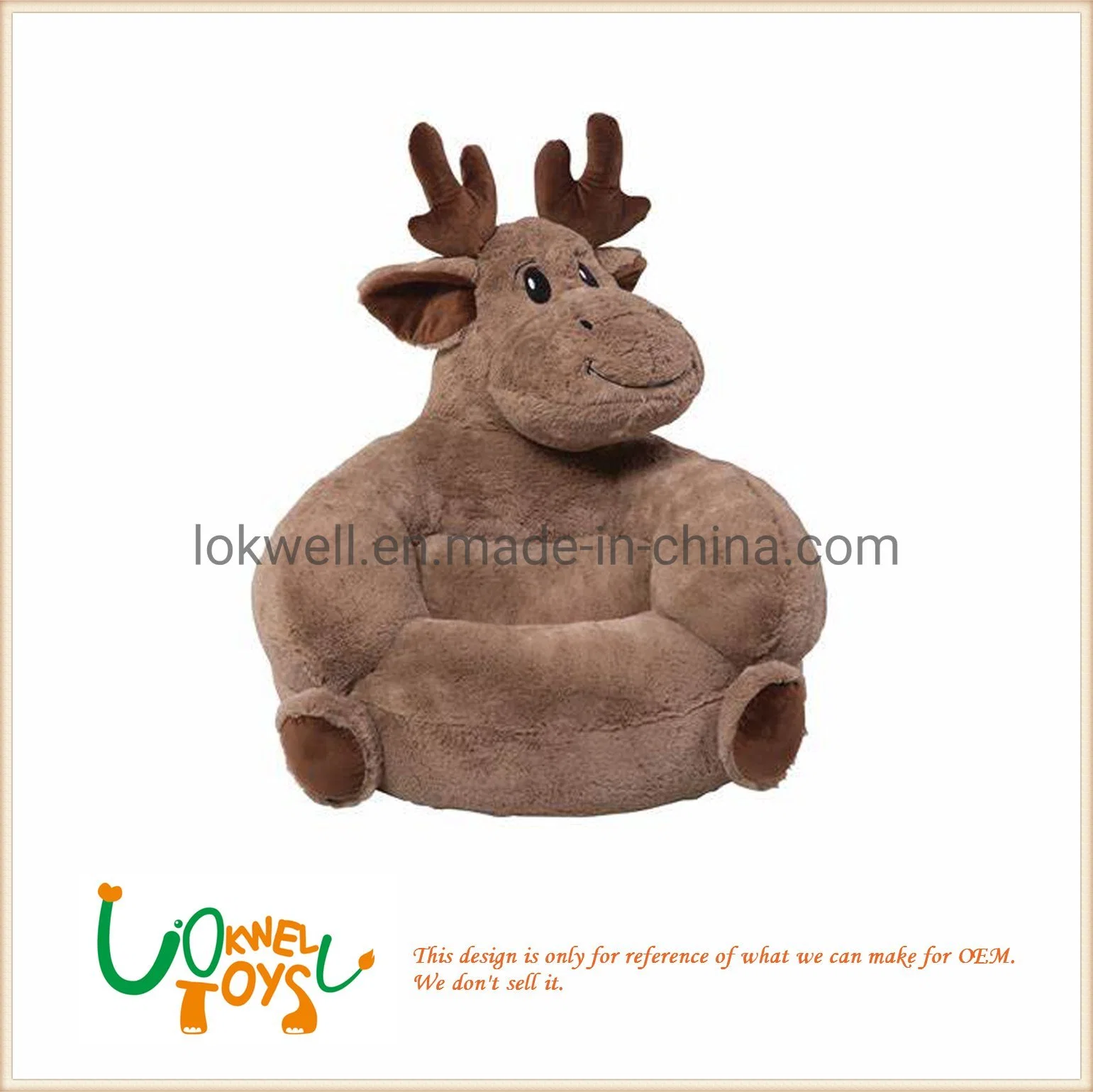 Decoration Comfortable Plush Animal Baby Seat Chair