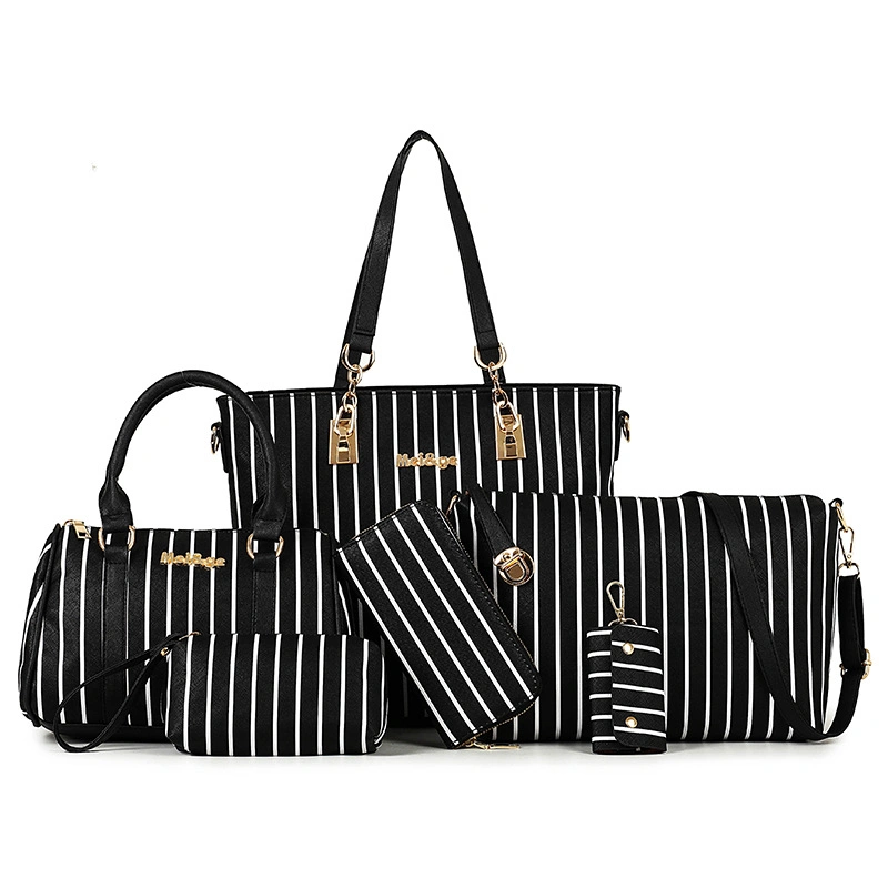 Best 6PCS Promotional Campaign Gifts Fashion Leisure Tote Lady Bag Set for Marketing