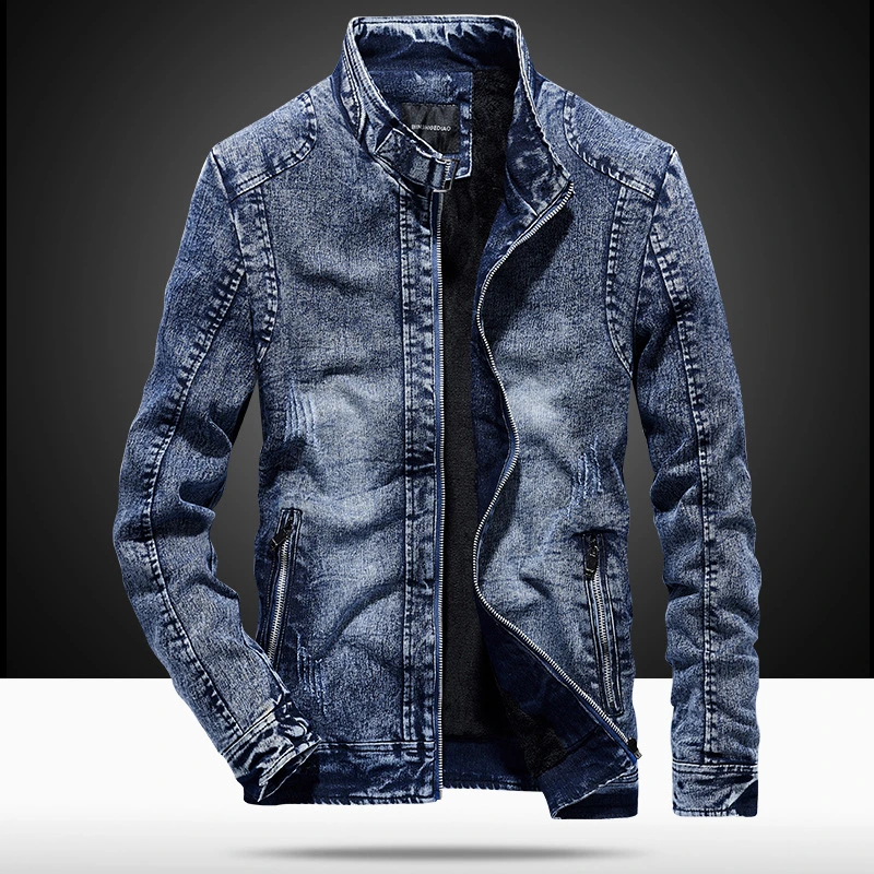 Men's New Retro Jacket Casual Slim Fashion Denim Jacket