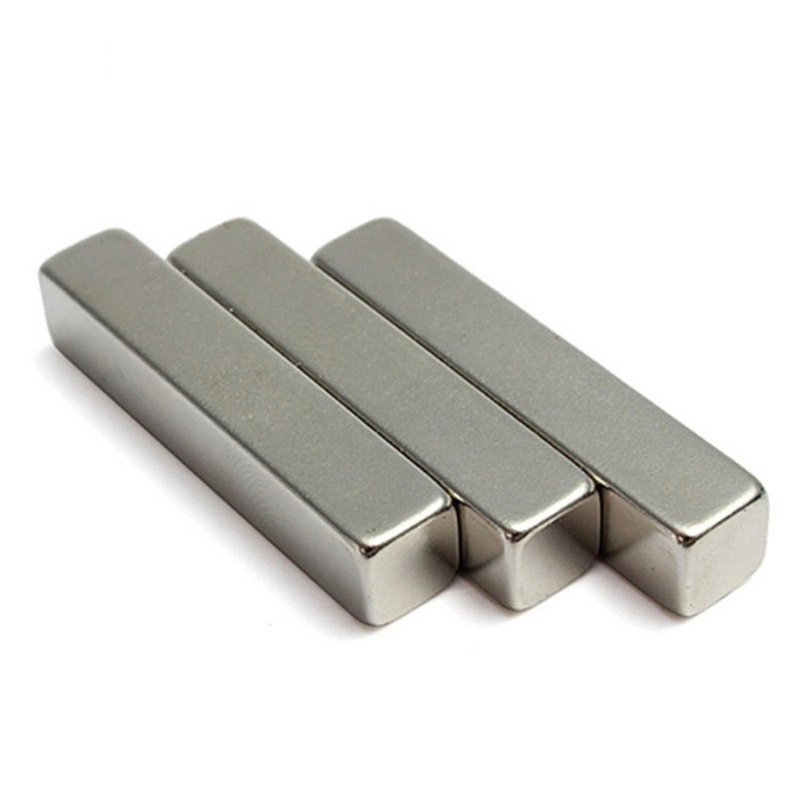 Custom Strong Rare Earth NdFeB Sintered Permanent Square Cube Rectangle Block Neodymium Magnets