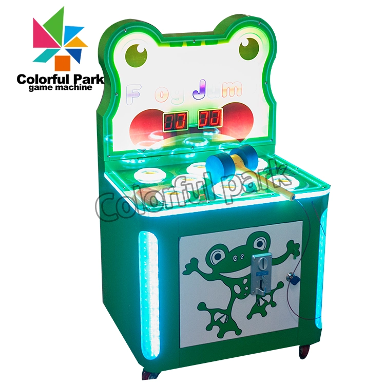 Colorful Park Children Games Whack a Mole Kids Hammer Hit Frog Arcade Game