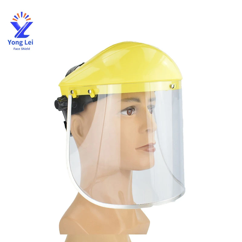 Anti-Splash Half Safety Helmet with Visor Anti-Fog Welding Surface Screen Clear Face Shield