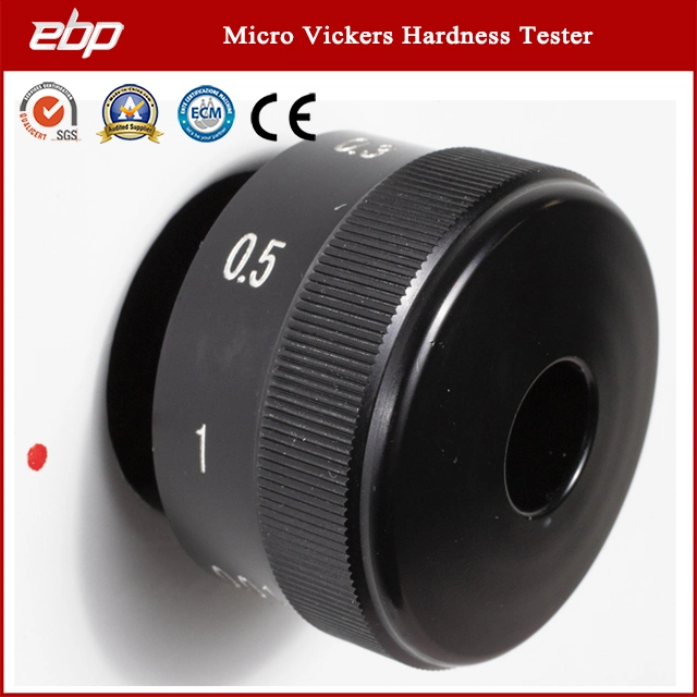 La micro dureza Vickers probador con sangrado escala Vickers, ASTM E 384