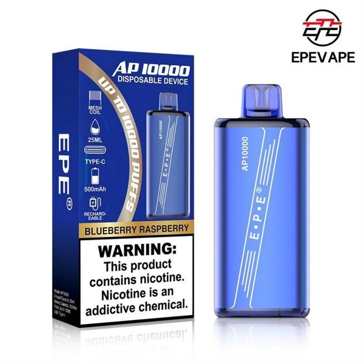 Atacado I Vape EPE 10000puffs Big puffs Recargebale Vape Pen Caixa de papel descartável