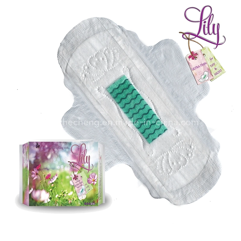 Feminine Hygiene OEM Sanitary Napkin Organic Lady Anion Cotton Biodegradable Sanitary Napkin/ Sanitary Pads