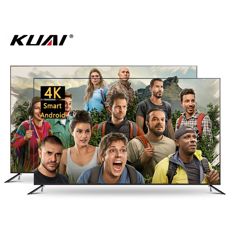 Ku Ai Thin LCD L E D 32 Inch 2K Television Electronics TV LED Cheap Flat Screen Frameless 2K TV