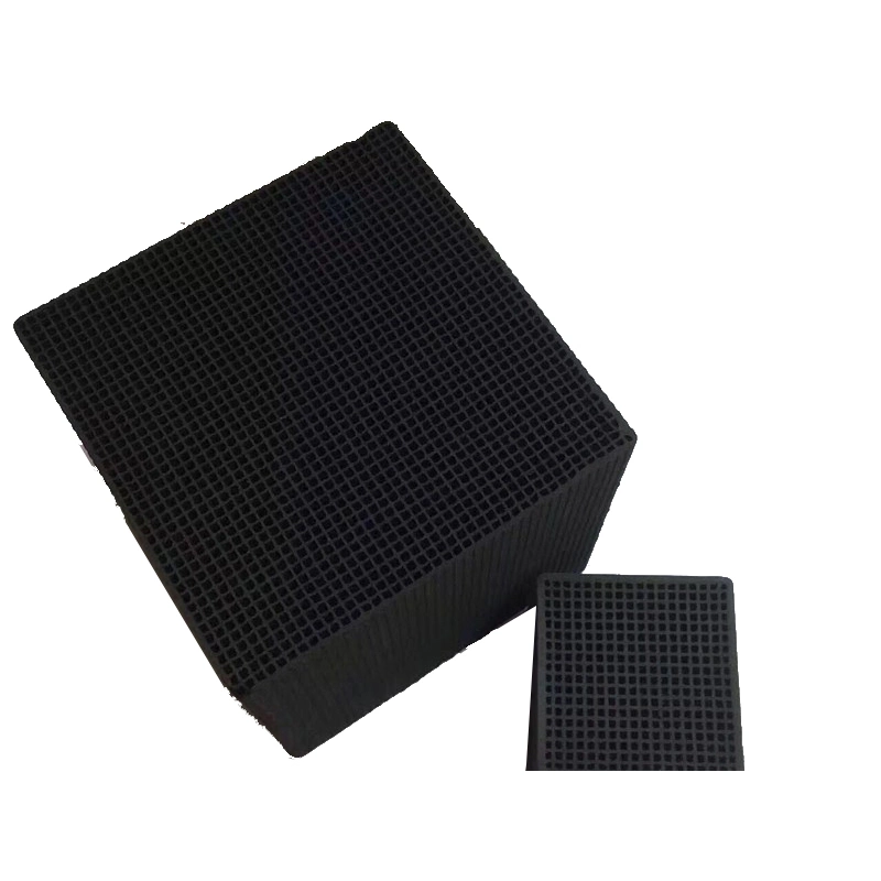 Air Purification Filters Cylindrical Shape Honeycomb Activated Carbon