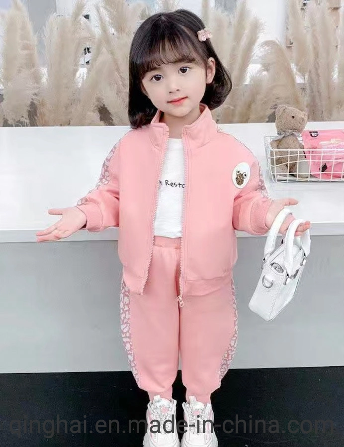 87 Kinds of Newest Design for Girls Sports Wear Item Number Ss8082 Sport Wear Little Girl Sport Suit