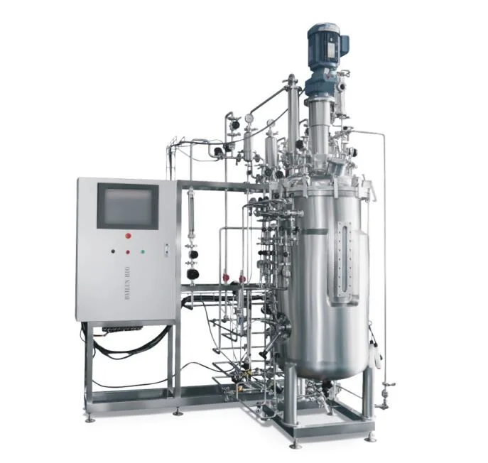 Stainless Industrial Fed Batch Bioreactor Fermenter System for Mammalian Cells Used in Research Development Technology Automatic Bioreactor Fermentor