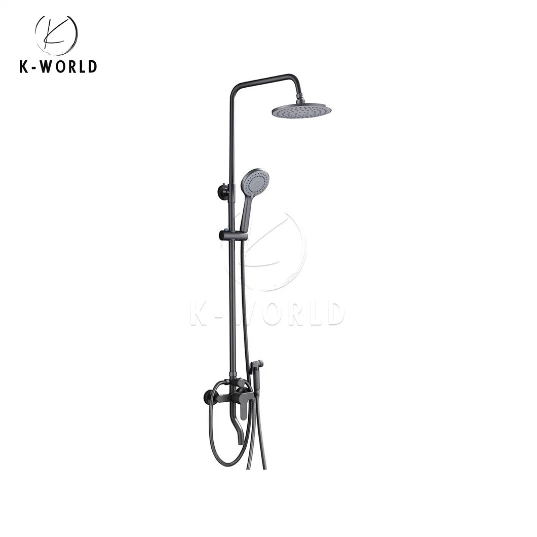 K-World Bronze Bathroom Faucet Suppliers Wholesale/Supplier Basin Handheld Shower Set China Save Space Shower Panel Shower Sets