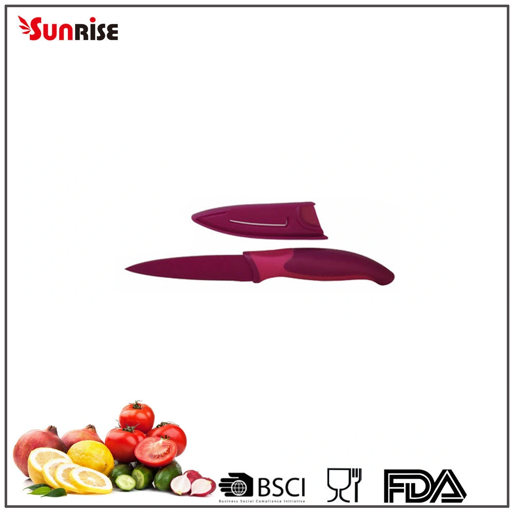 5 Inch Non-Stick Coating Utility Kitchen Knife with PP Sheath (KSK905)