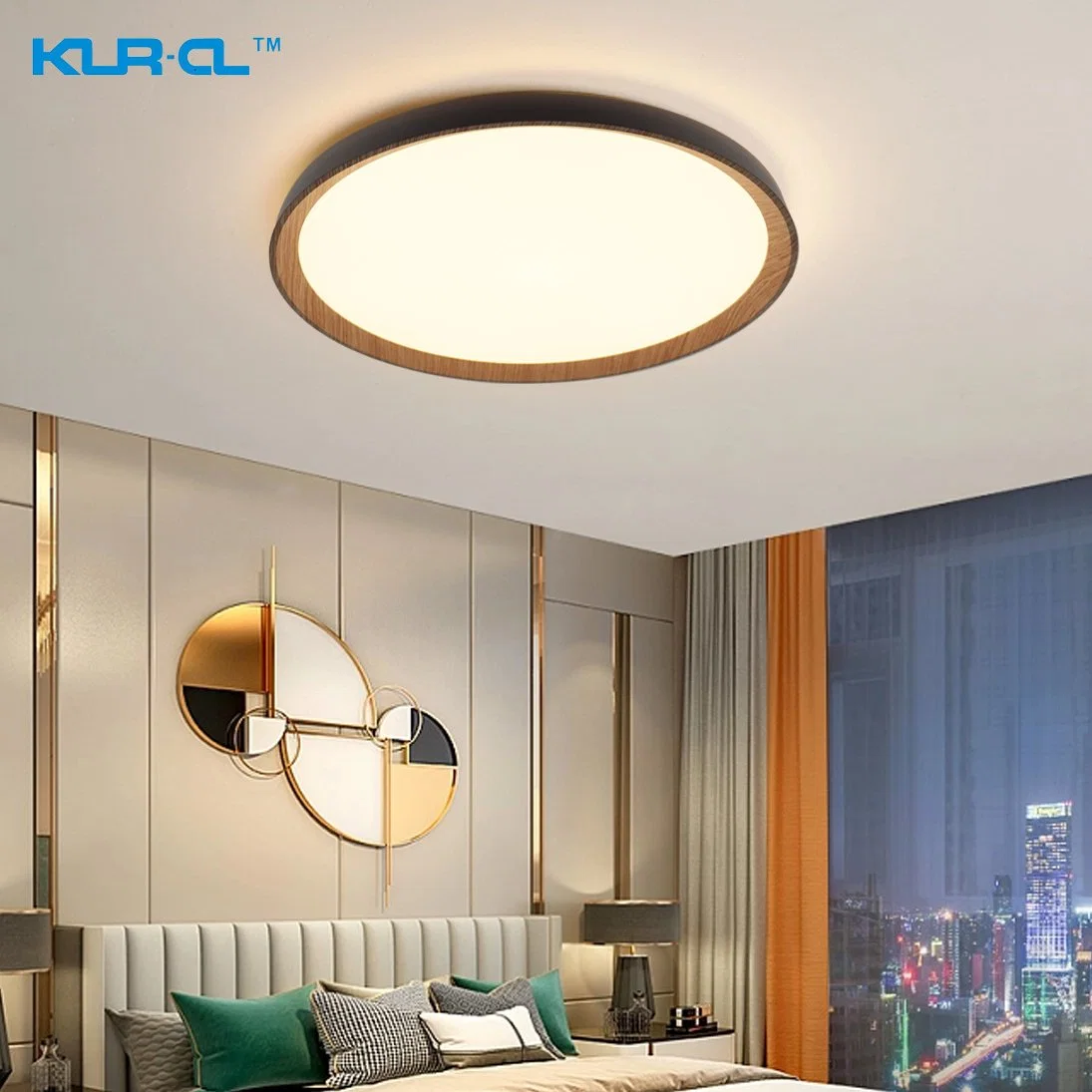 Flush Mounted Intelligent Digital LED Lamp Fittings Home Ceiling Light