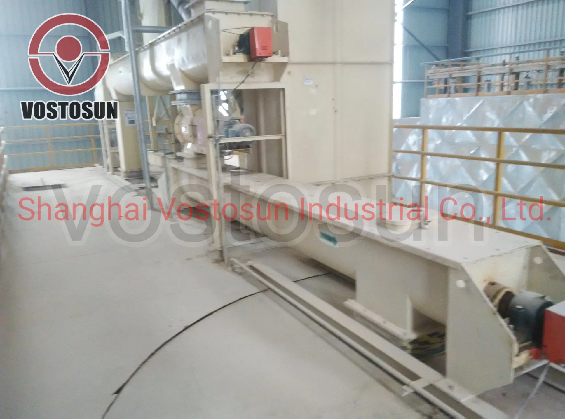 High Efficient Sufficient Drying and Calcination 50t/H Gypsum Powder Production Line