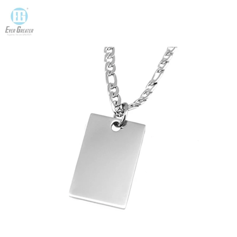 Design Blanks Sublimation Dog Tag Necklaces Men