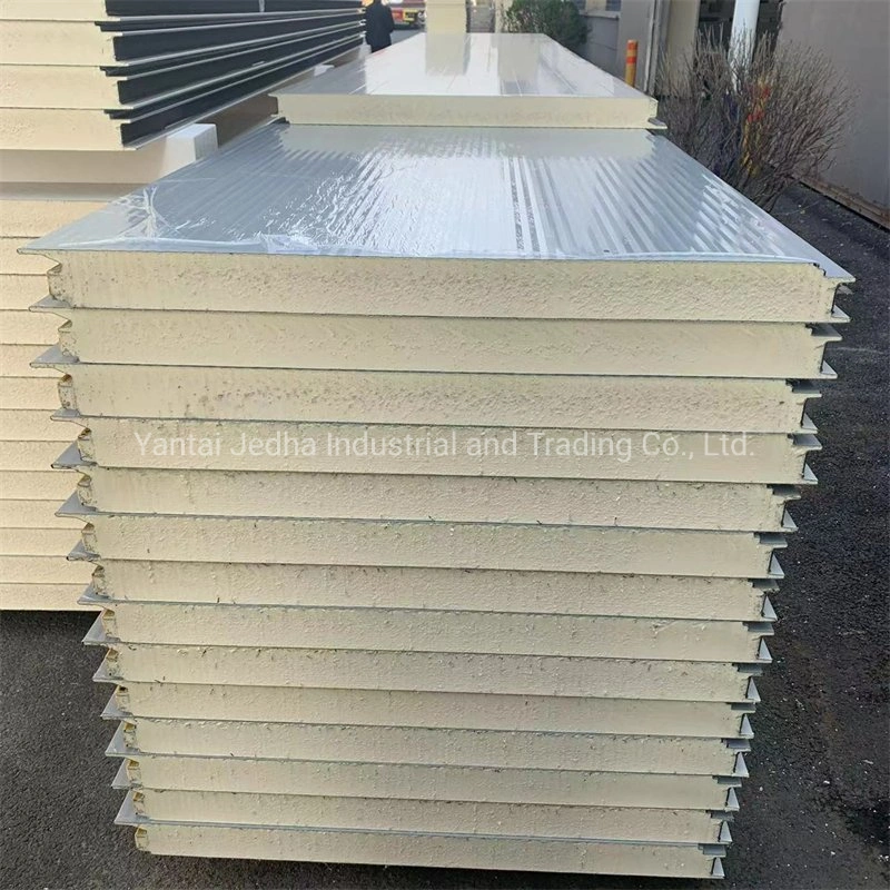 50mm/75mm/100mm/150mm/200mm Construction Insulated Cool Room/Warehouse/Garage Roof Building Material Wall PU/PIR/PUR/Puf/Polyurethane Sandwich Panel