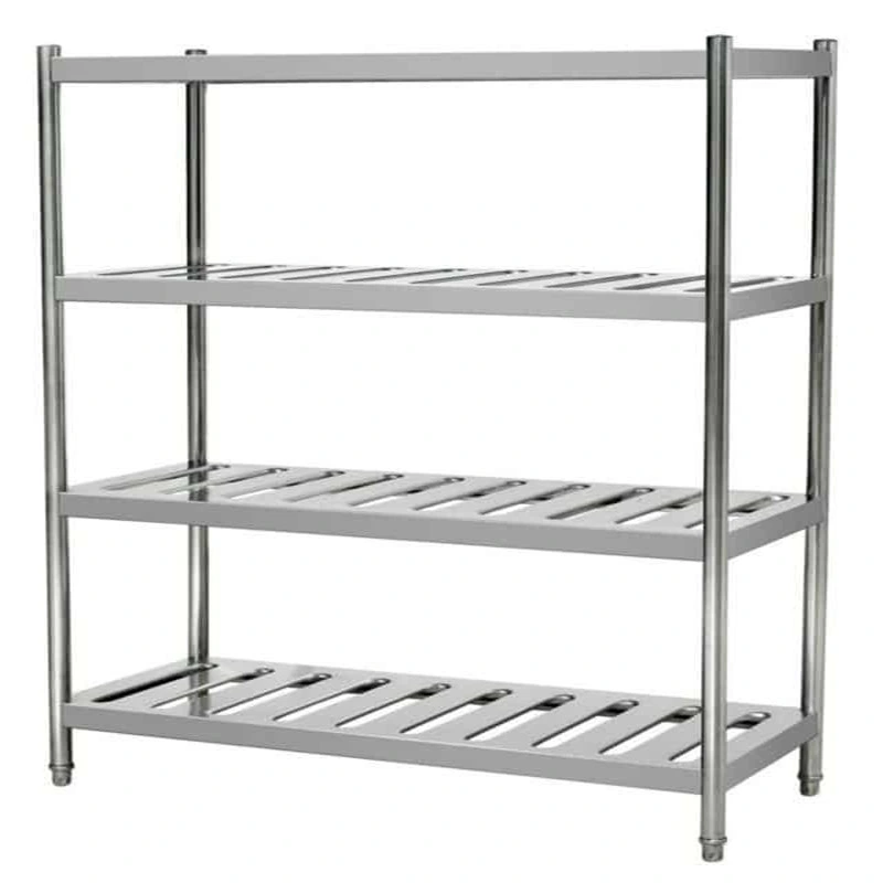 OEM ODM Custom Customizable Stainless Steel Light Heavy Weight Warehouse Storage Display Goods Supermarket Shelf Factory Direct Sale Metal Storage Rack