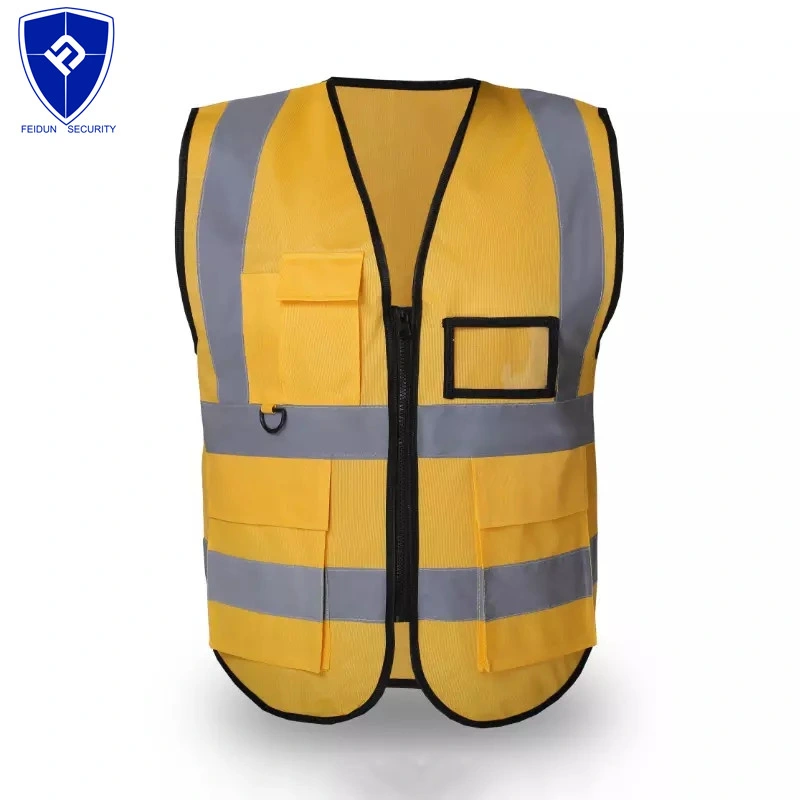 OEM/ODM de alta visibilidad chaleco reflectante personalizada ropa de seguridad el chaleco reflectante de Protección Personal Chaqueta de seguridad