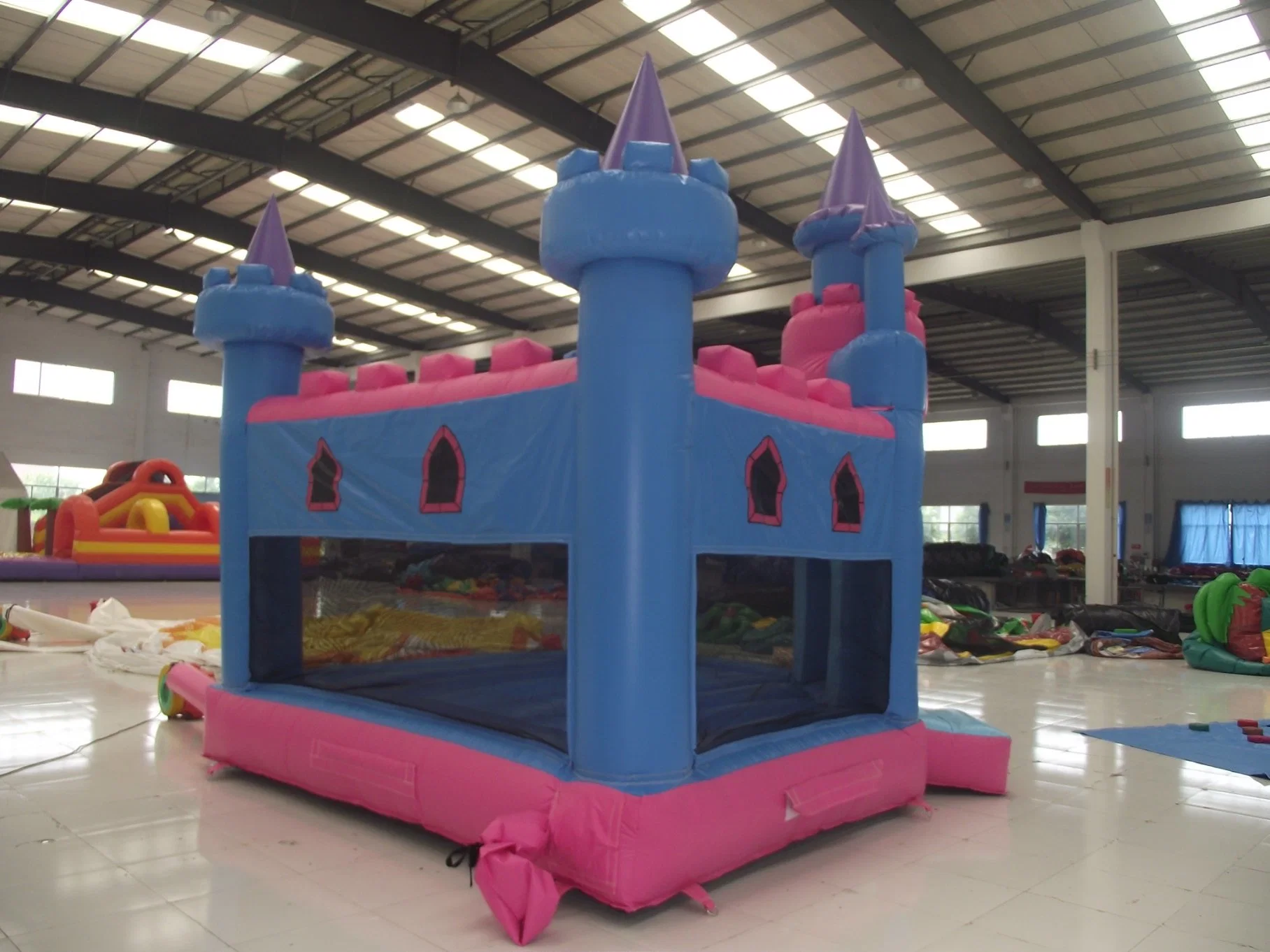 Giant Pink Castle Bounce House (AQ503)