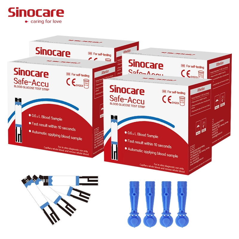 Sinocare Blood Glucose Meter Fully Automatic Blood Glucometer Diabetes Blood Glucose Meter Medical Blood Sugar Meter Diabetes